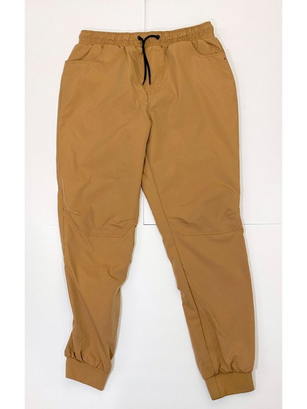 Southpole Mens XL Jogger Pants Wheat Tan Authentic Collection Elastic Drawstring